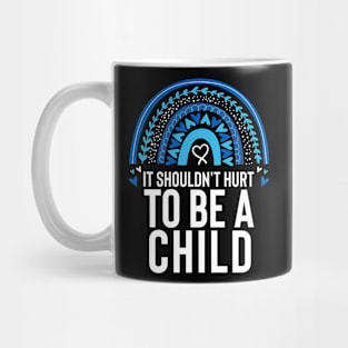 Child Abuse Prevention Awareness Month Blue Ribbon gift idea Mug